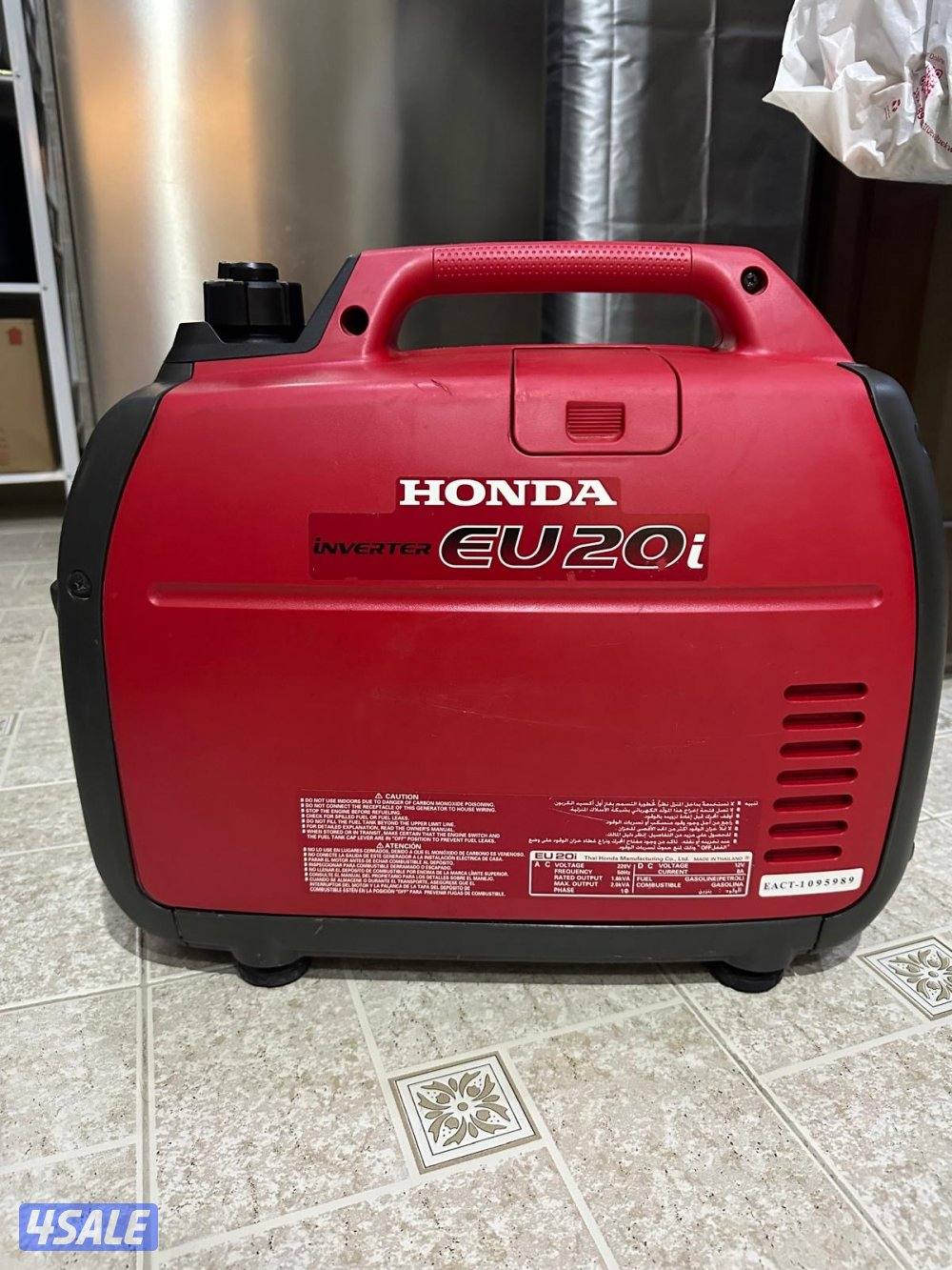 للبيع جينراتور هوندا سايلنت حجم 2000  بحالة الوكاله0