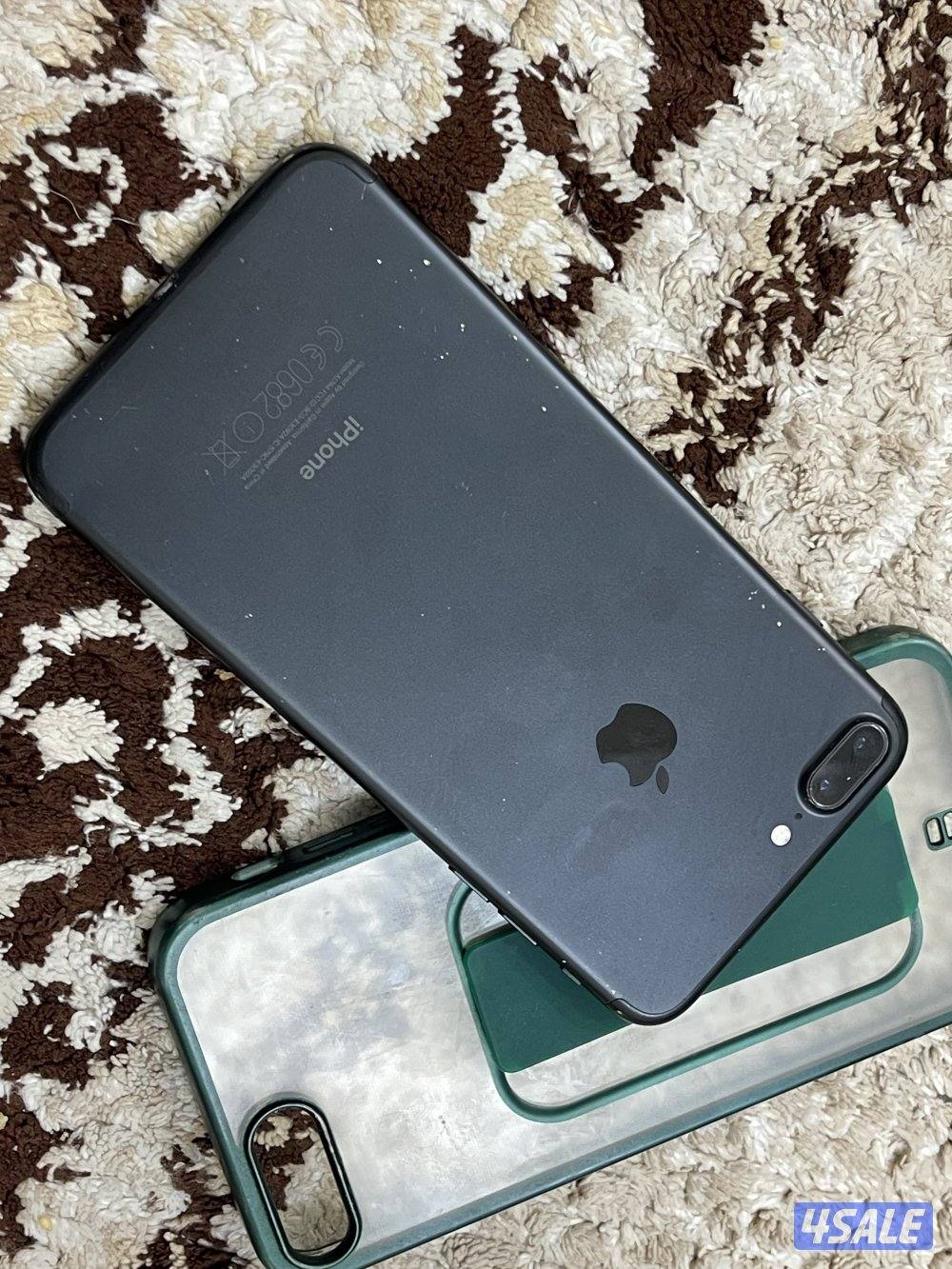 ايفون 7 بلس 256 قيقا نظيف وشغال تمام ما فيه شي0