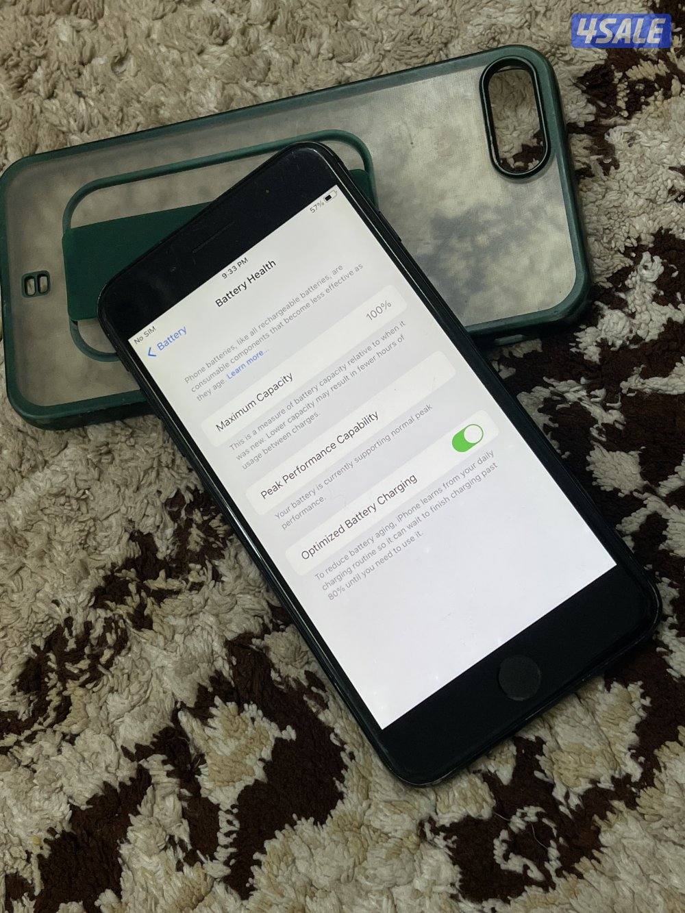 ايفون 7 بلس 256 قيقا نظيف وشغال تمام ما فيه شي3