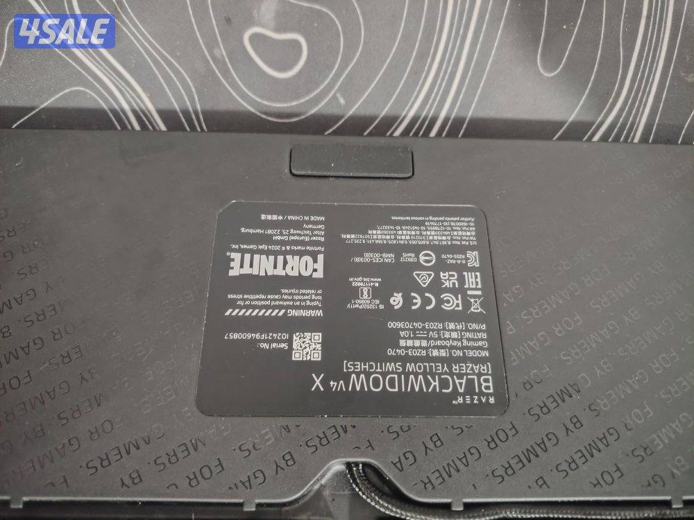 العنوان: للبيع كيبورد ريزر Razer BlackWidow V4 X (Fortnite Edition) -1