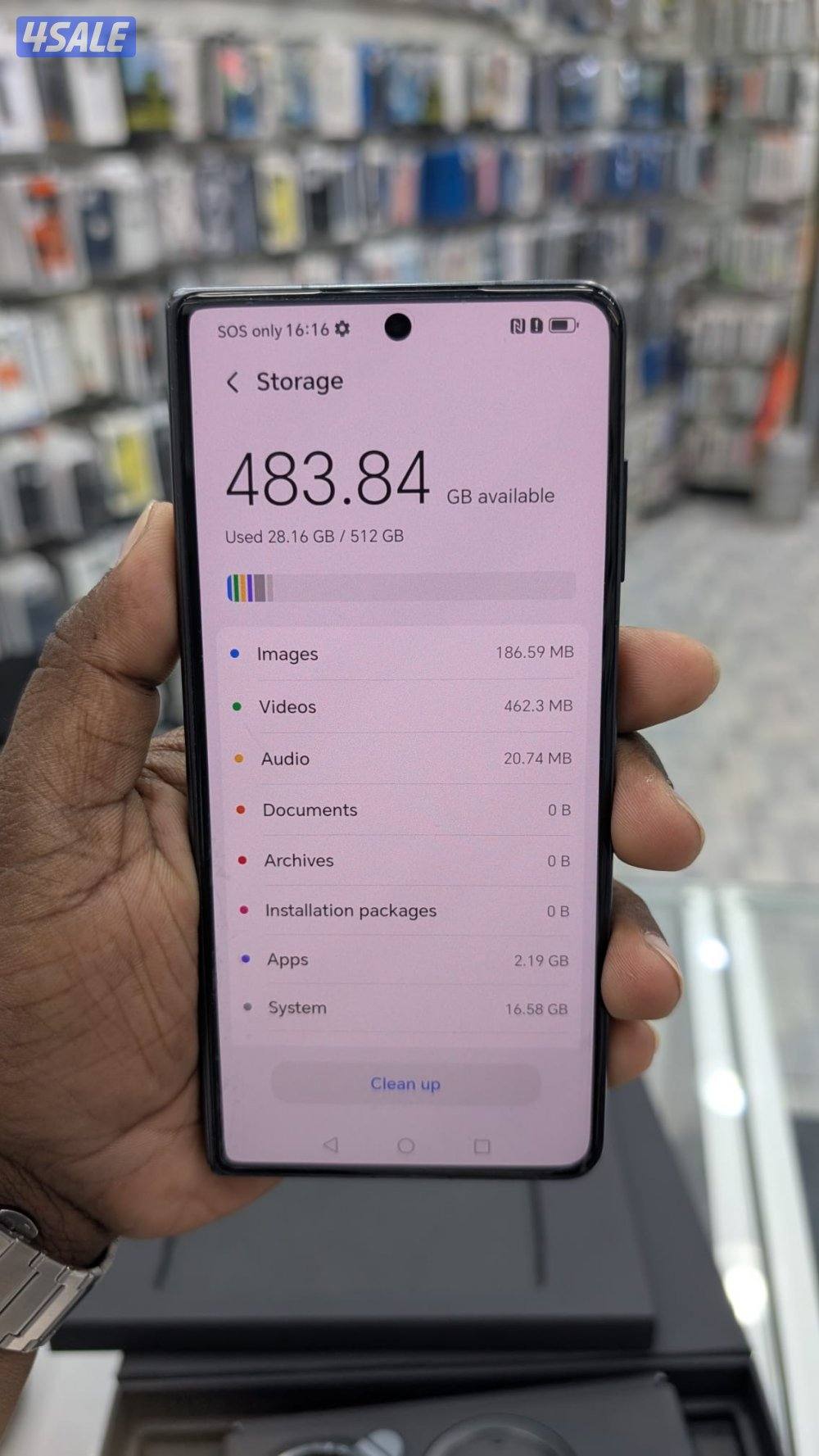 Honor magic v3 black used 512 gb with box and all0