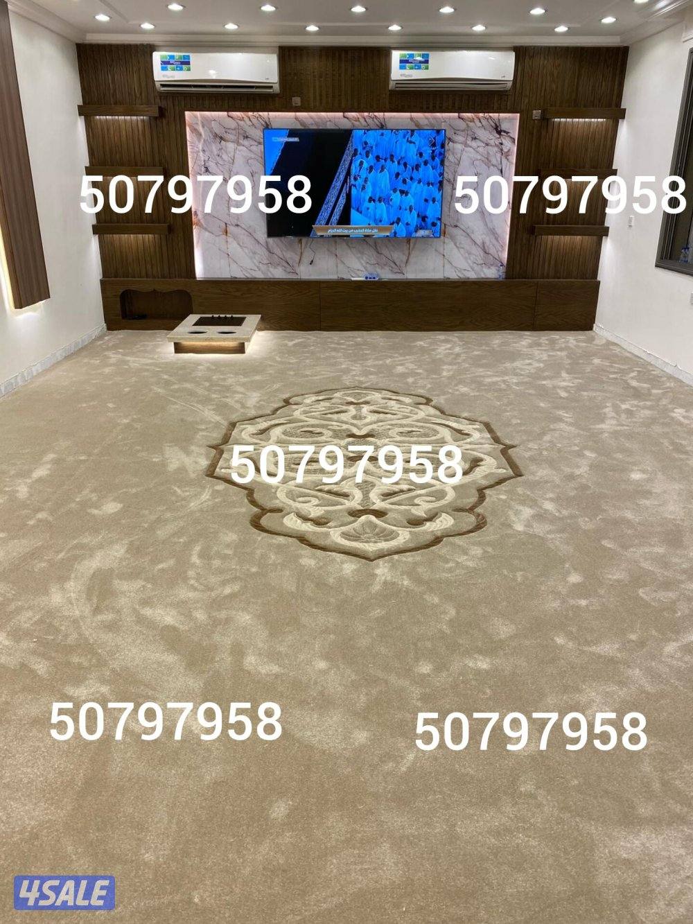 سجاد باركيه ثيل صناعي ستائر و مساند5