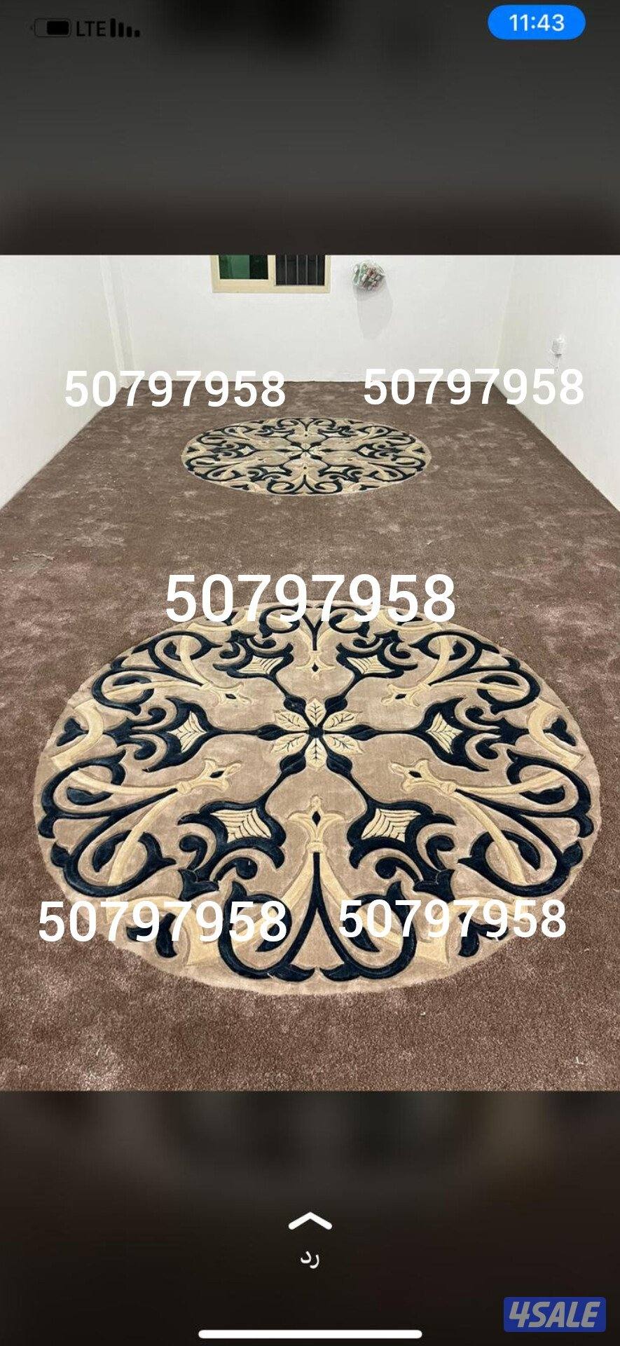 سجاد باركيه ثيل صناعي ستائر و مساند6