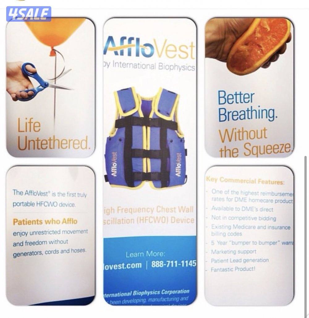 Afflovest chest clearance vest سترة تنظيف مجرى الهواء7