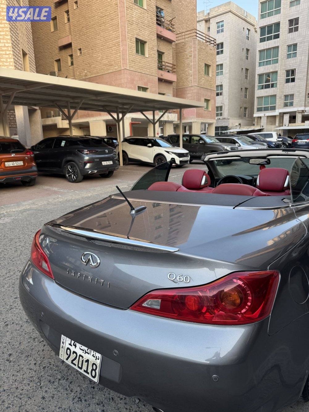 Infiniti Q60 2016 بحاله الوكاله فل اوبشن اعلى فئه1