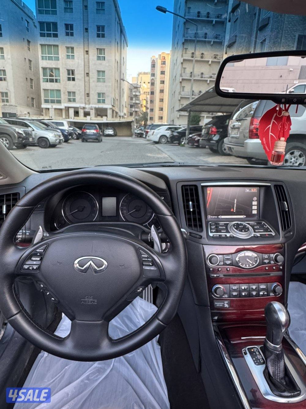 Infiniti Q60 2016 بحاله الوكاله فل اوبشن اعلى فئه4