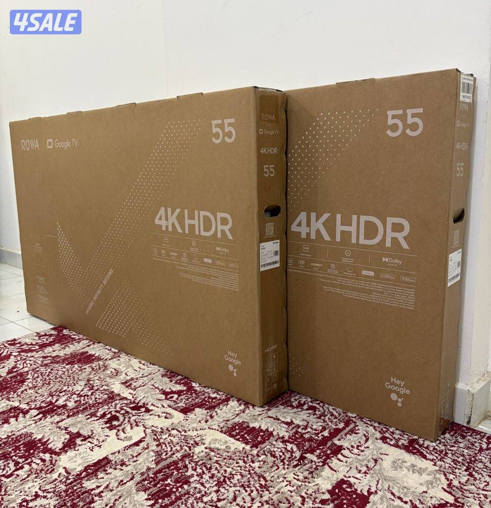 للبيع تلفزيونات 55 و 43 بوصه سمارت 4k اعلي فئة توصيل 24 ساعة1