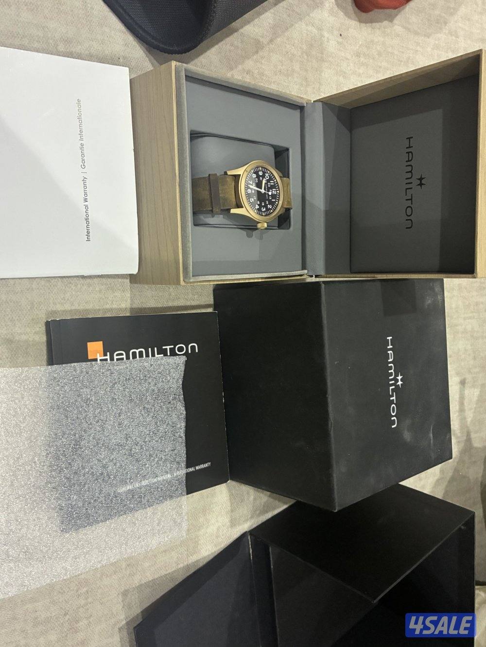 Hamilton kalhi field bronz automatic new with patina0