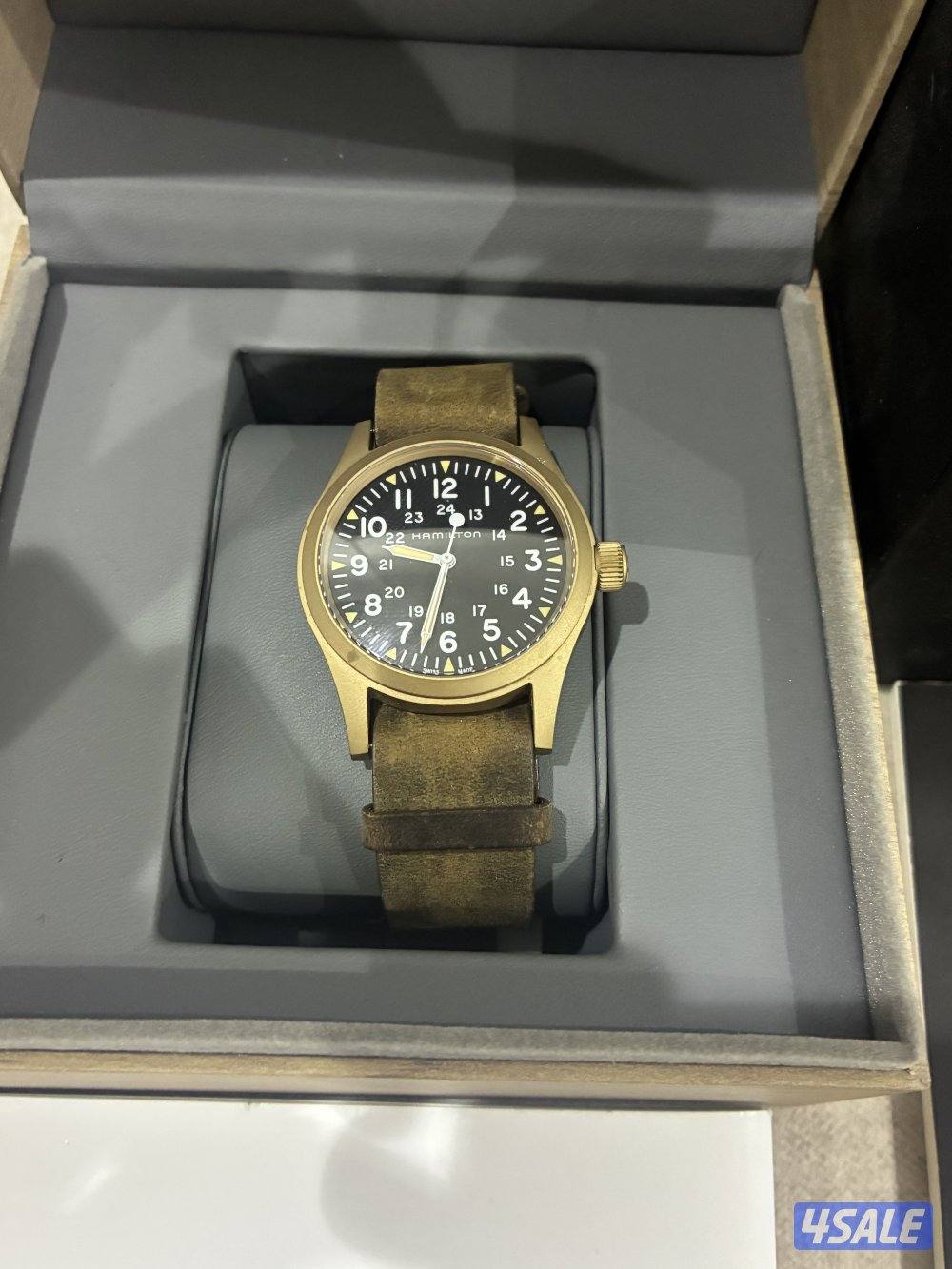 Hamilton kalhi field bronz automatic new with patina2