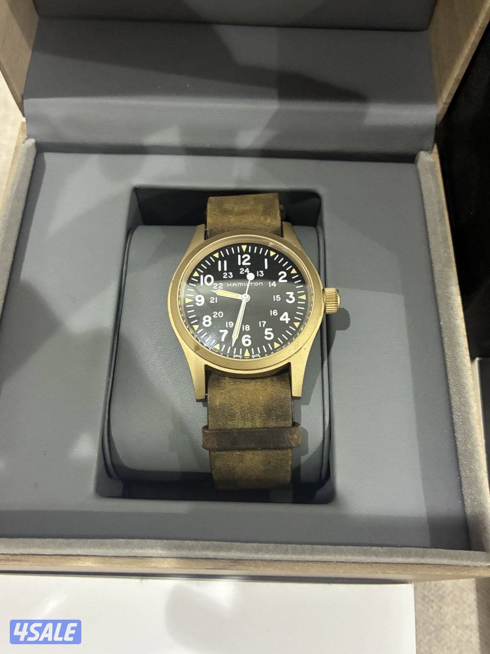 Hamilton kalhi field bronz automatic new with patina3