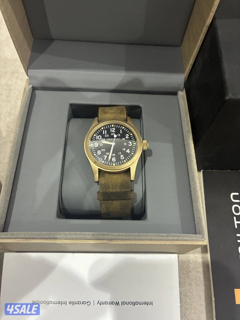 Hamilton kalhi field bronz automatic new with patina6