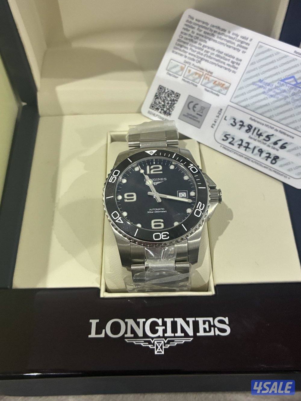 Automatic longenes hydroconquest cermaic bezel new0