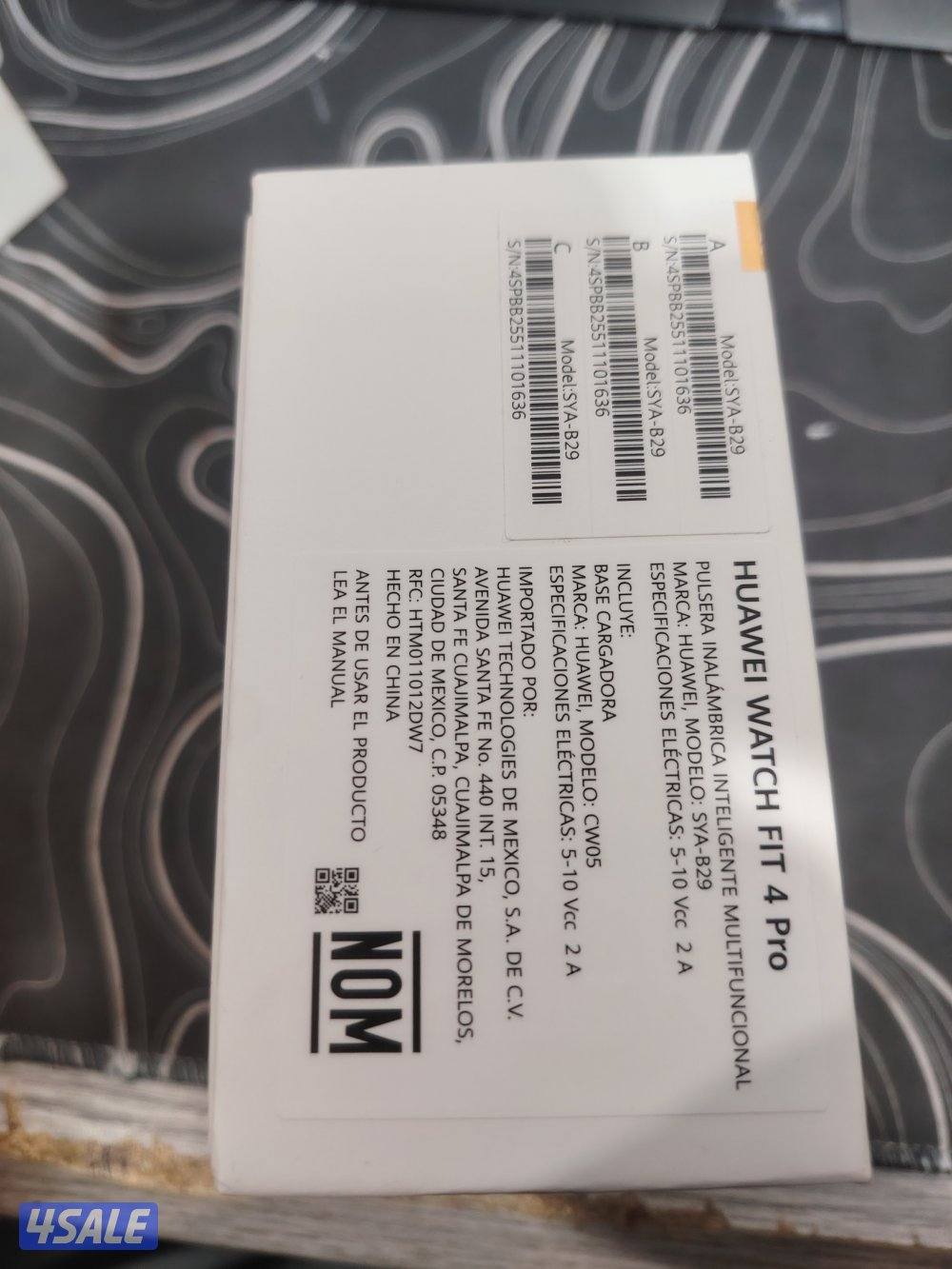 ساعة هواوي fit 4proتستحق شبه الجديده بالعلبه و الفتوره الشراء1