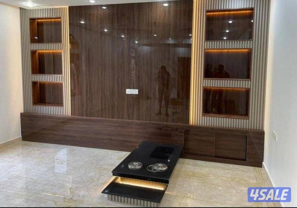 ديكورات خشب طولت بديل خشب بديل رخام شيابرد جام وجار خلفي تلفزيون اصباغ0