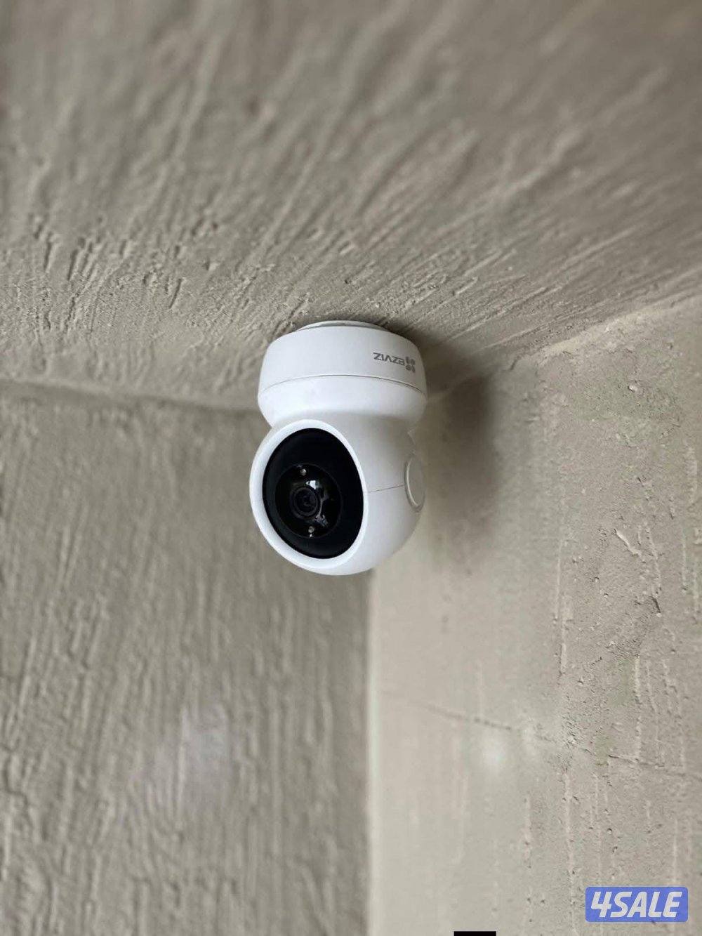 تركيب 4 كاميرات داخليه للأطفال والخدم صوت وصوره متابعه من الهاتف1