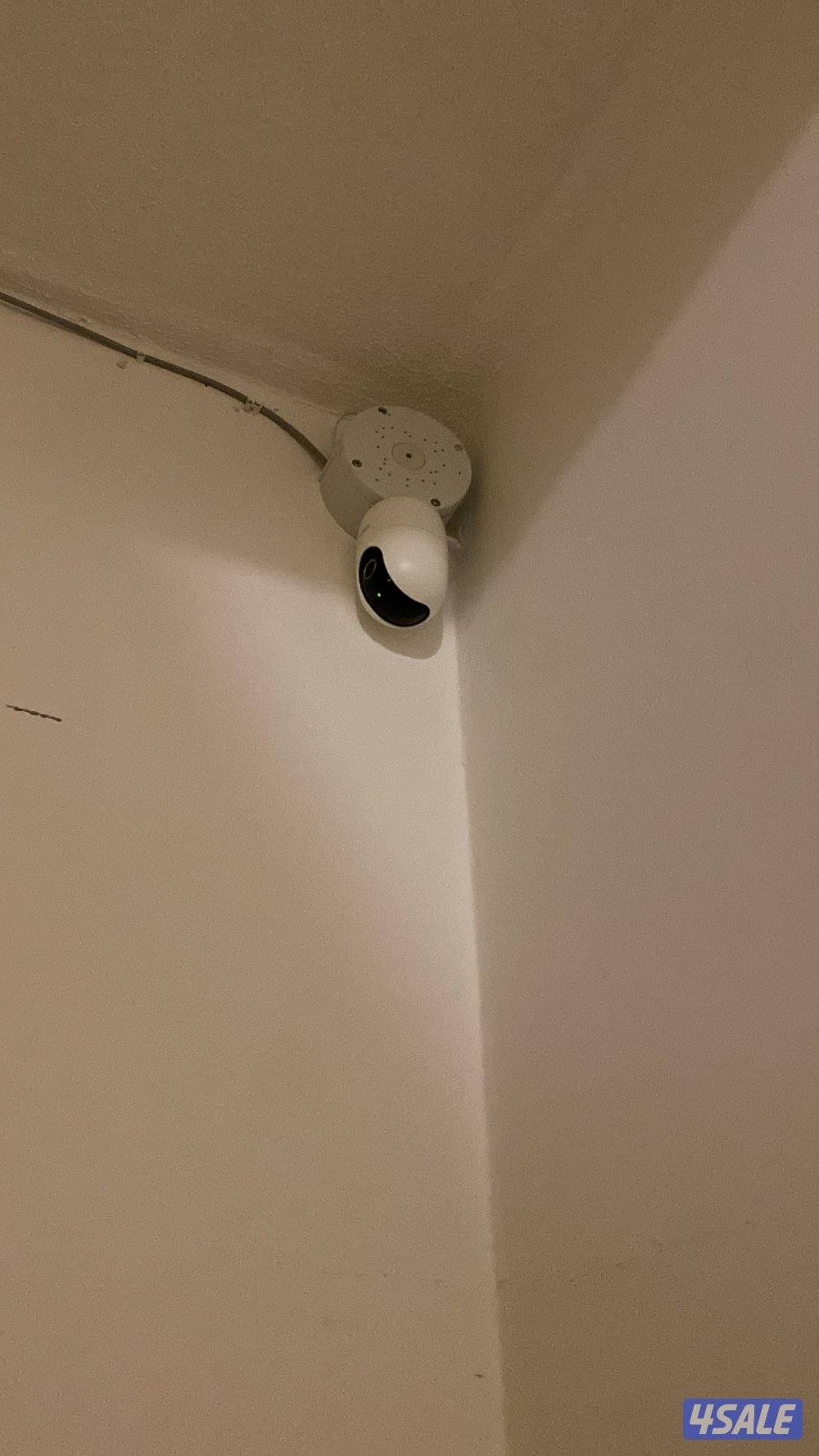 تركيب 4 كاميرات داخليه للأطفال والخدم صوت وصوره متابعه من الهاتف3