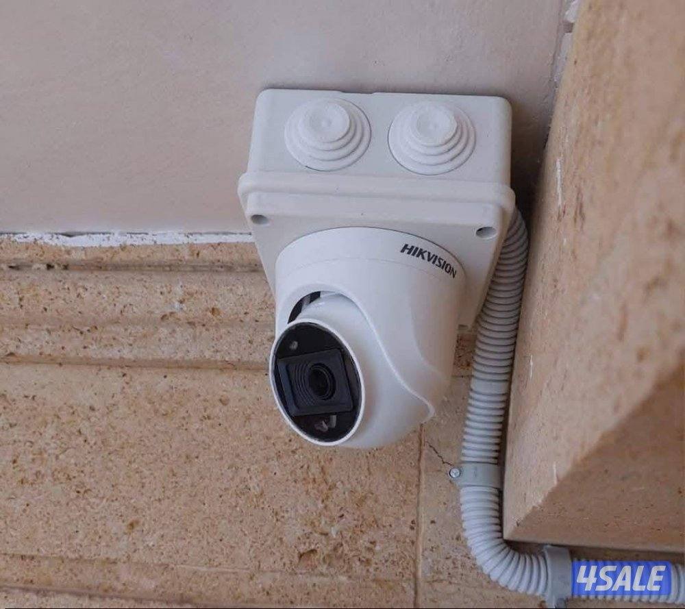 تركيب كاميرات خارجيه ٤ كاميرات ٢ ميجا شامل التركيب1