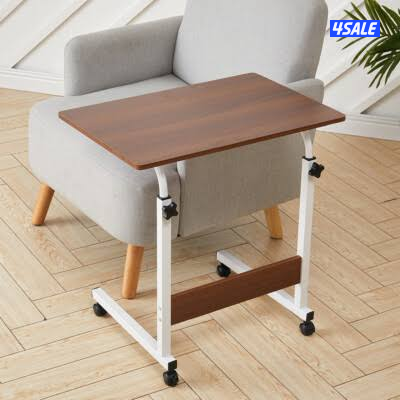 Adjustable Movable Laptop Desk with Wheels0
