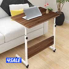 Adjustable Movable Laptop Desk with Wheels1