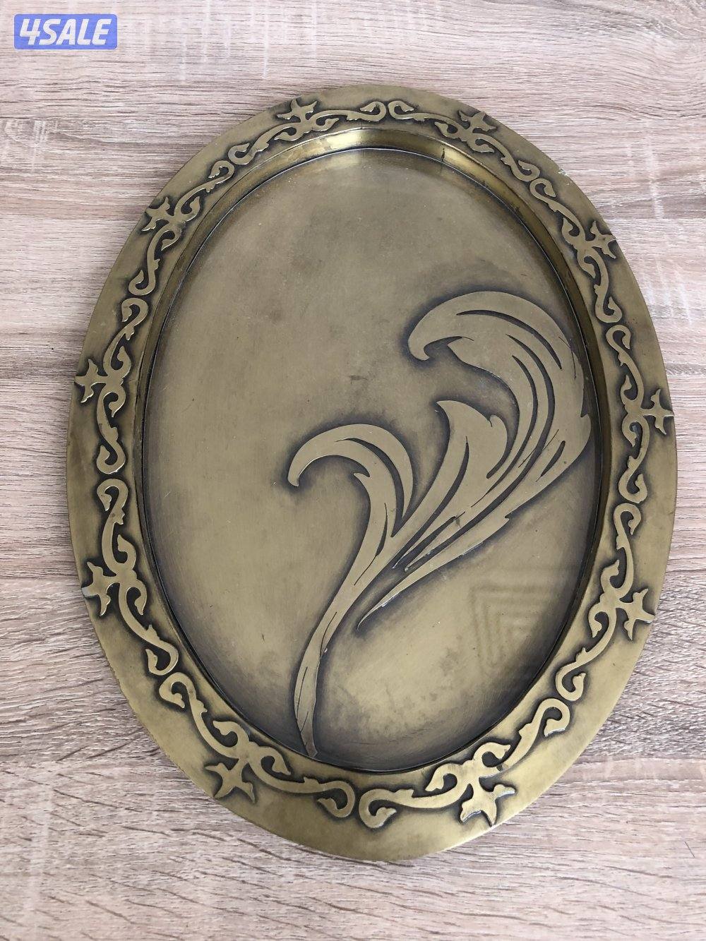 صواني نحاس للضيافه شغل يدوي وخشب وإكرليك وصينية فضة4