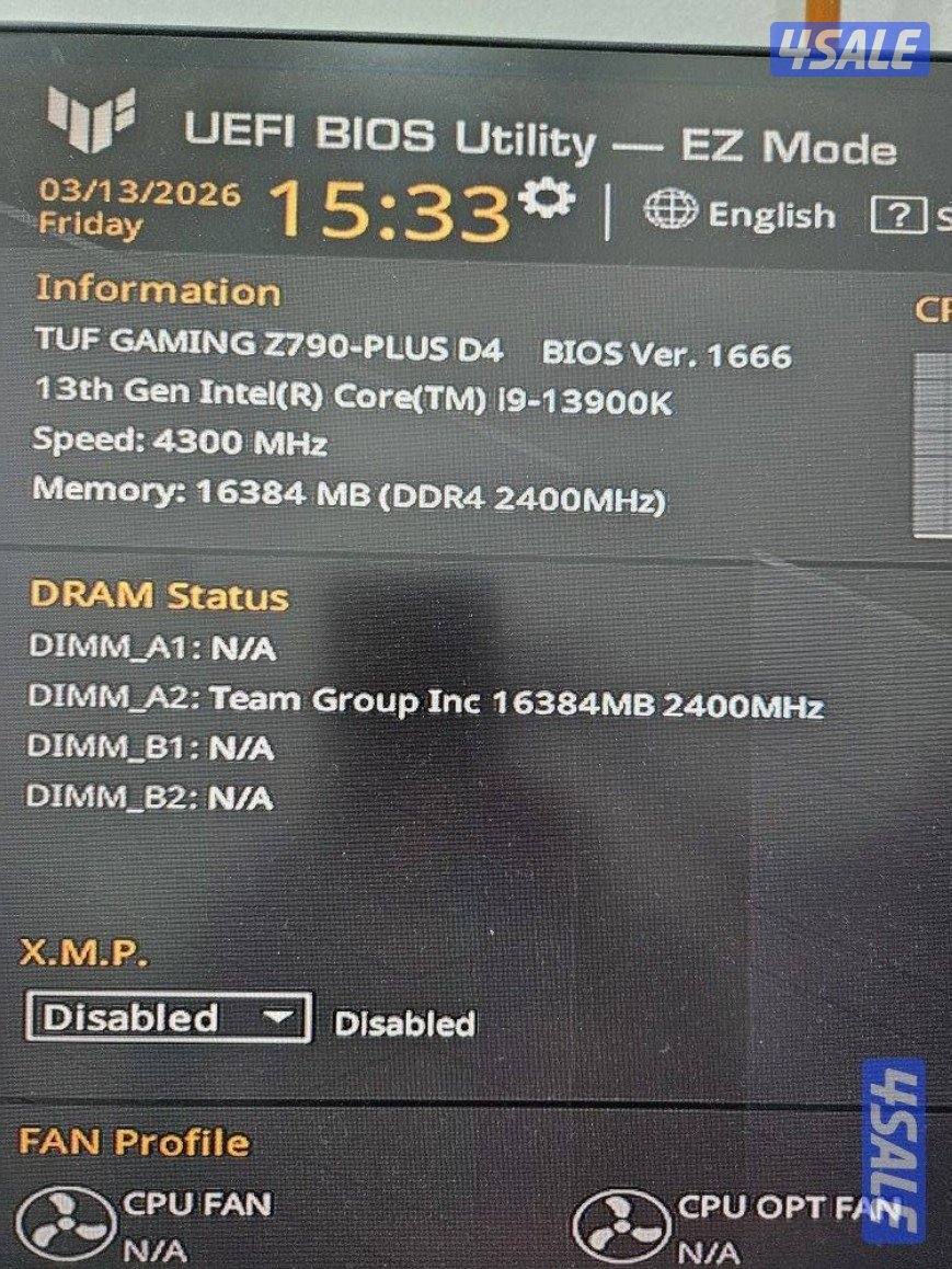 للببع مذربورد ومعالجi9-13900k5