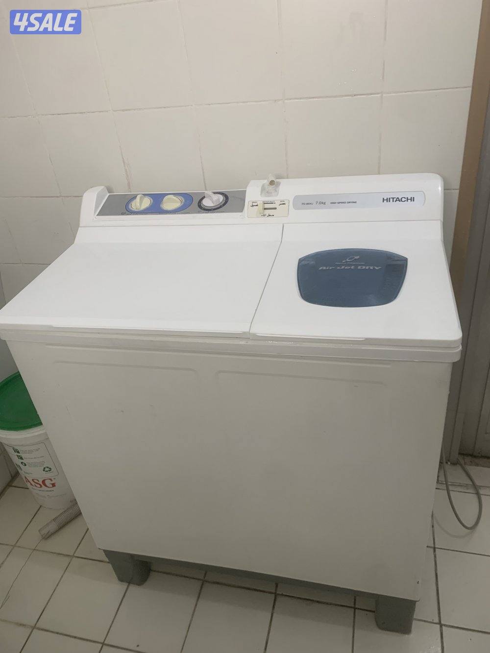 غساله هيتاشي 7كيلو ونص استعمال خفيف جداً 25دينار ——— غساله دايو 5كيلو و0