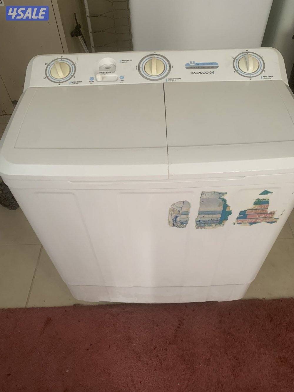 غساله هيتاشي 7كيلو ونص استعمال خفيف جداً 25دينار ——— غساله دايو 5كيلو و4