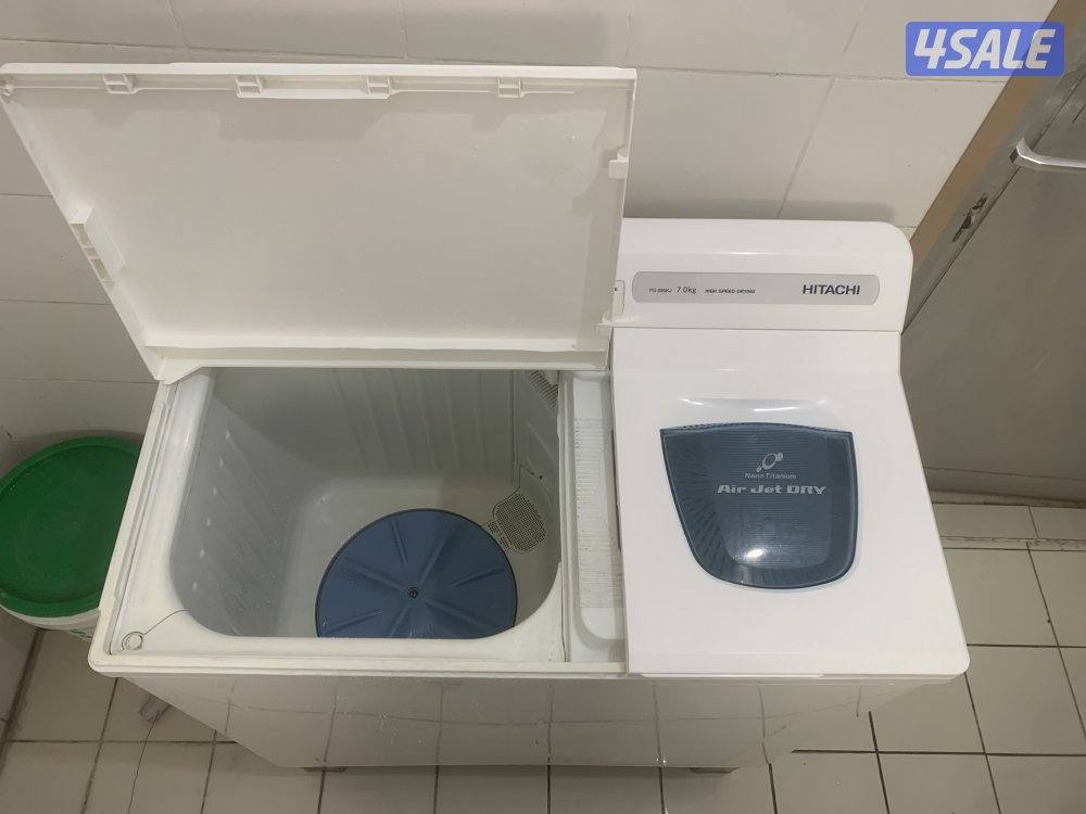 غساله هيتاشي 7كيلو ونص استعمال خفيف جداً 25دينار ——— غساله دايو 5كيلو و2