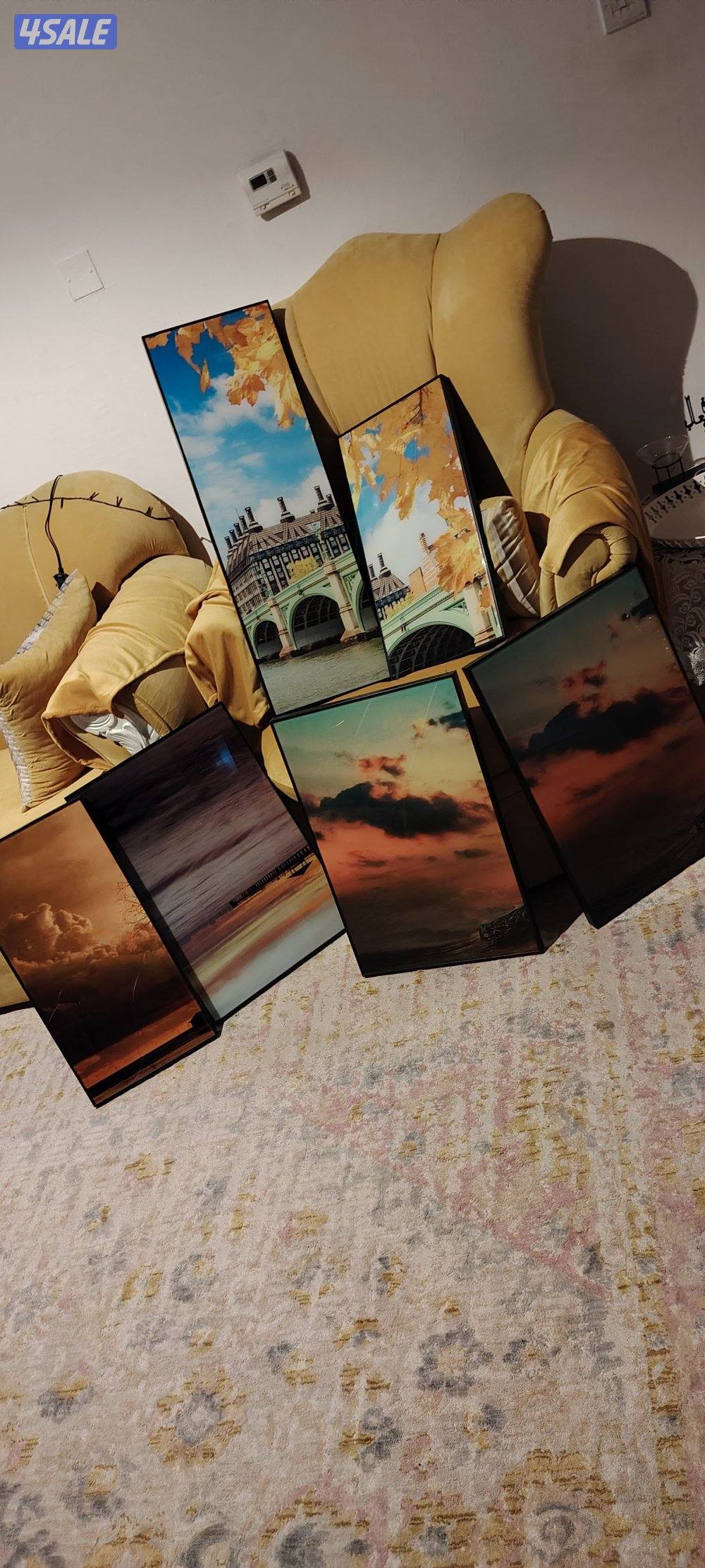 ديكورات حائط 6 اشكال  ب 5 دينار في الفنطاس1