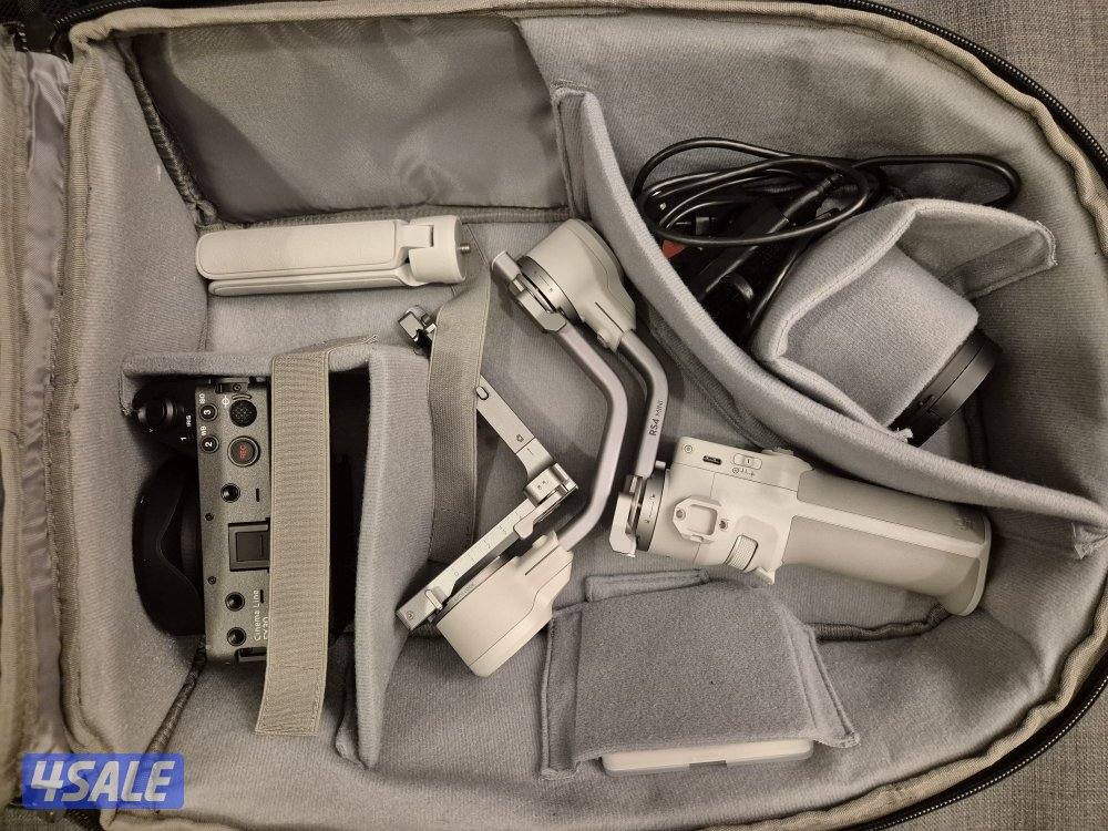 معدات تصوير كاملة Sony Fx30  و DJI 4 GIMBAL وعدسه و اكسسوارات5
