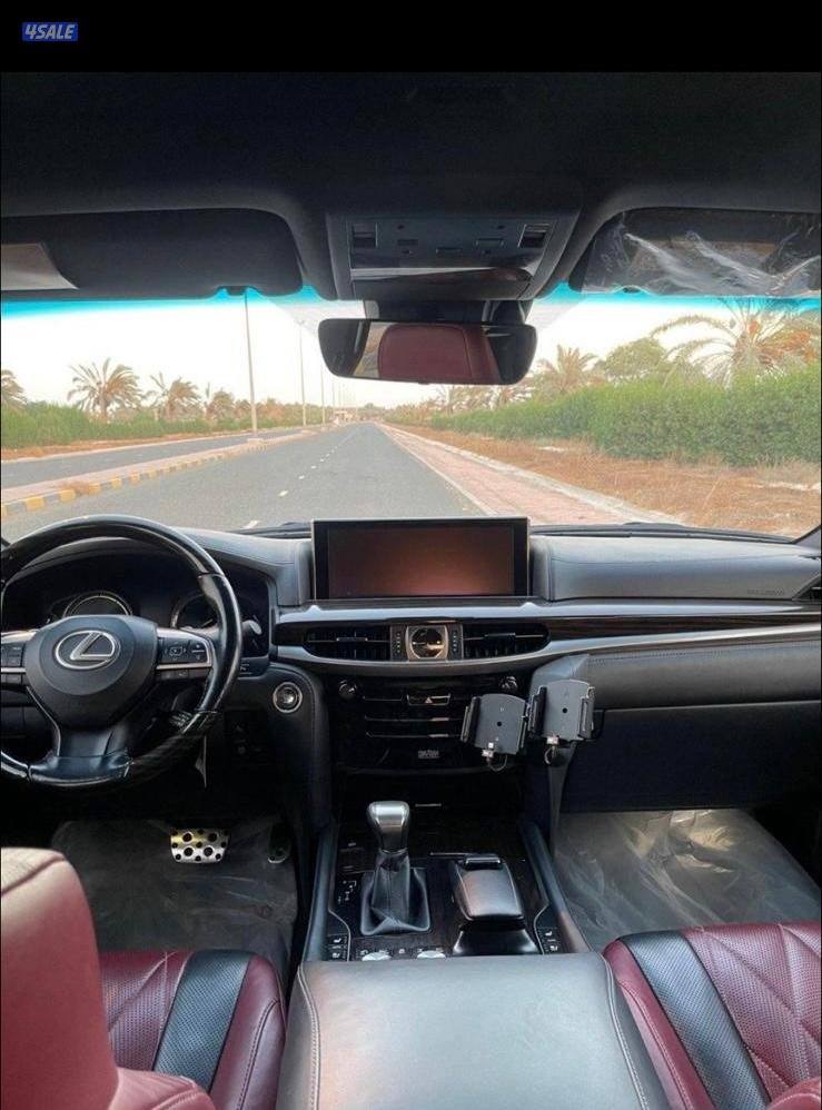 لكزس LX570 ٢٠٢٠ وارد قطر عداد ٢٥٩ ألف شرط الفحص صبغ وكاله كامل مواصفات3