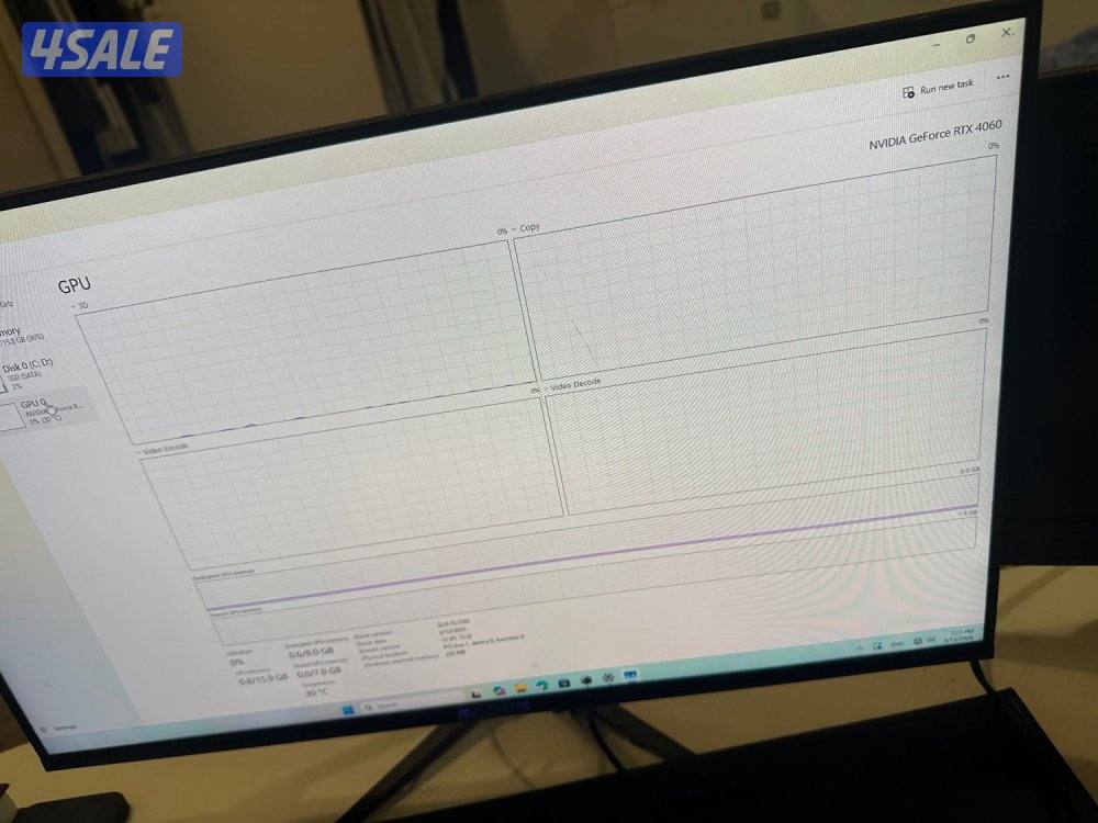 للبيع كمبيوتر قيمنق كامل المواصفات وشاشتين بسعر مناسب4