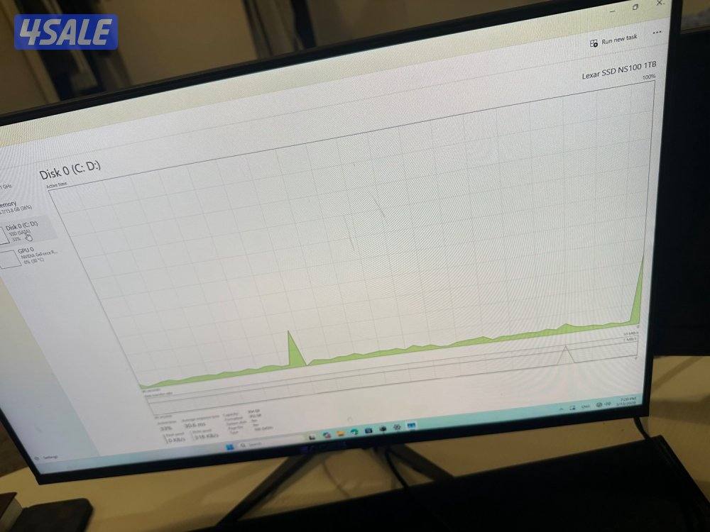 للبيع كمبيوتر قيمنق كامل المواصفات وشاشتين بسعر مناسب5