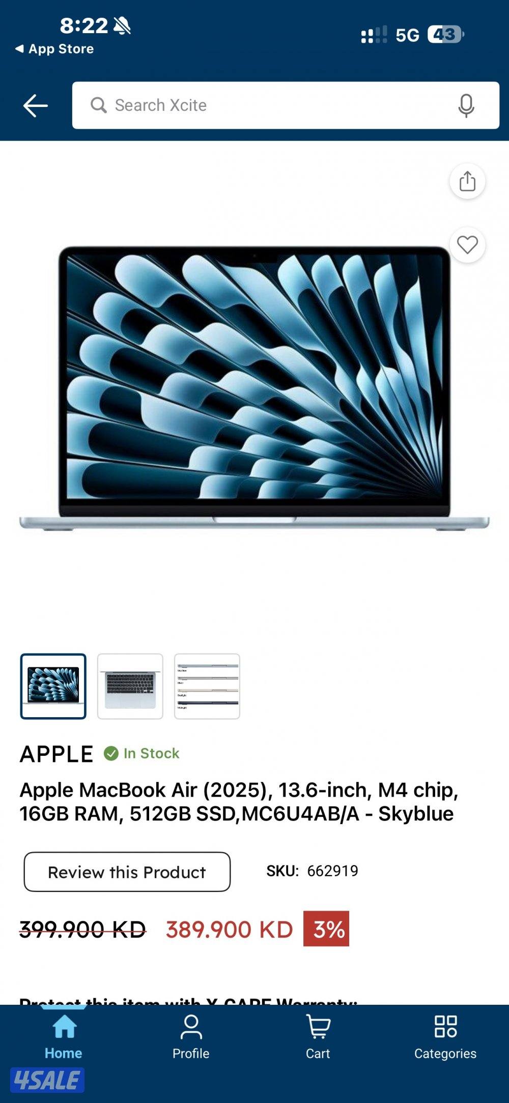 MACBOOK AIR M4 16GB RAM 512GB3