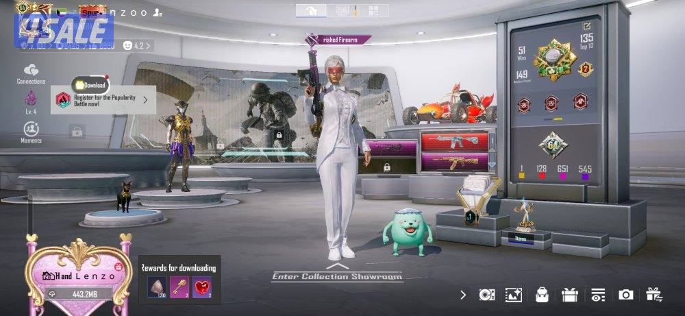 account for sale, collection ✨️ 64,and many skins, glacier max1