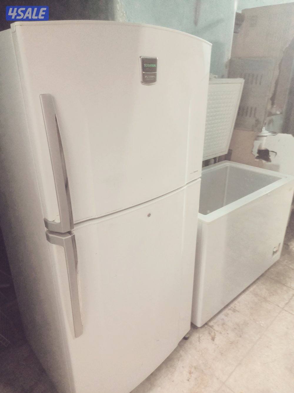 للبيع ثلاجات دايو  28 قدموتوشيبا 22 قدم استخدام خفيف مع التوصيل والكفا3