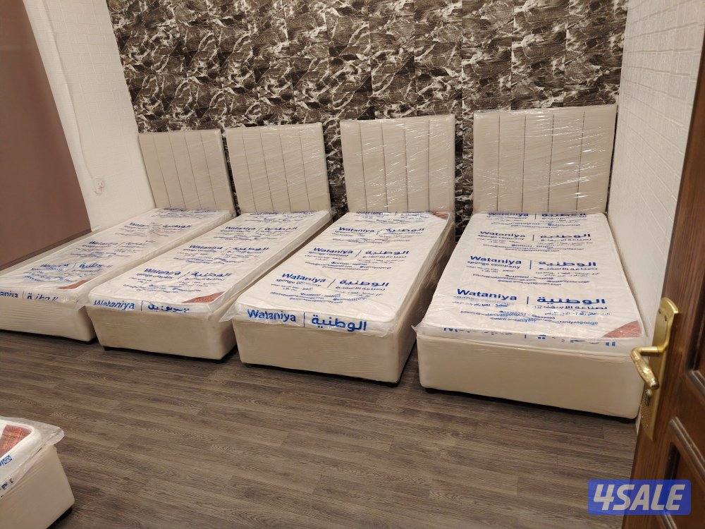 سراير وفرشات طبية بكل المقاسات وأرخص الأسعار وجميع الدزينات والالوان م10