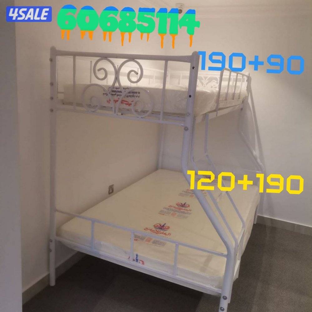 سرير سنجل +سرير دبل سرير  جميع القياسات دواشق طبيه جميع القياسات مخده4