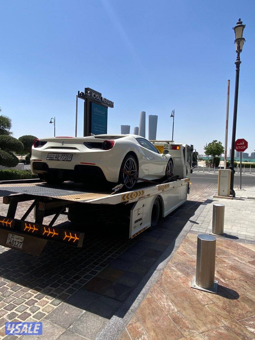 سطحة هايدروليك للشحن الخارجي من الكويت الى جميع دول مجلس التعاون0