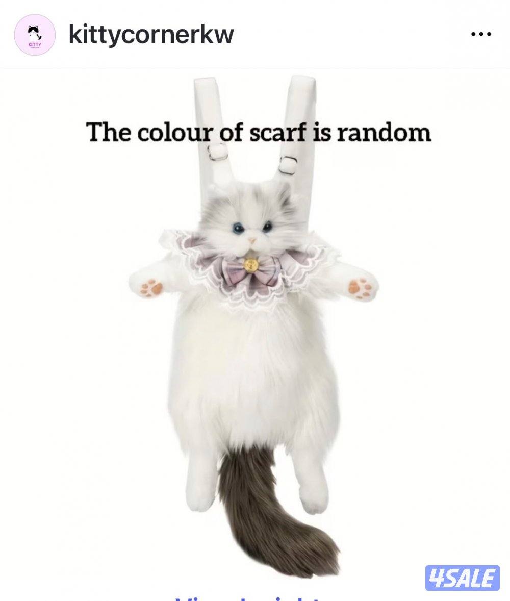 هدية العيد لأبناءنا حقائب على شكل قطط جميلة حصريه لدينا مع ملحقاتها2