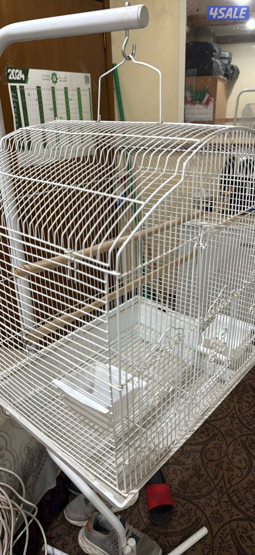 Bar Spacing Shell Top Bird White Cage its new3