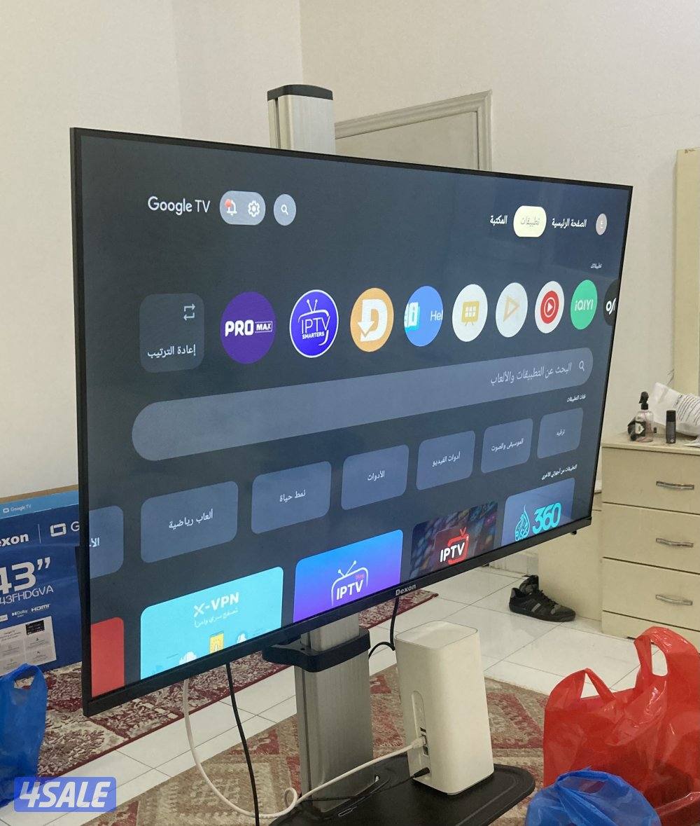 للبيع تلفزيونات 55 و 43 بوصه سمارت 2025 أعلي فئه توصيل 24 ساعة0