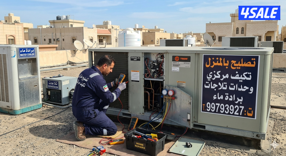 تصليح بلميزل تكيف مركزى واحدات تلاجات برادء ماء1
