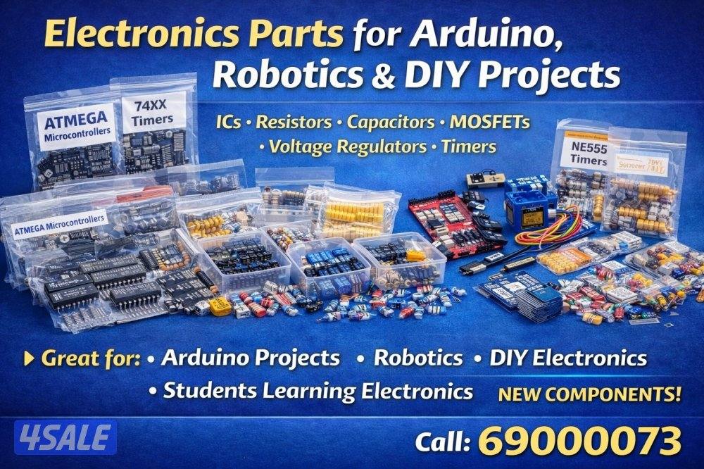 Electronics Parts for Arduino, Robotics & DIY Projects0