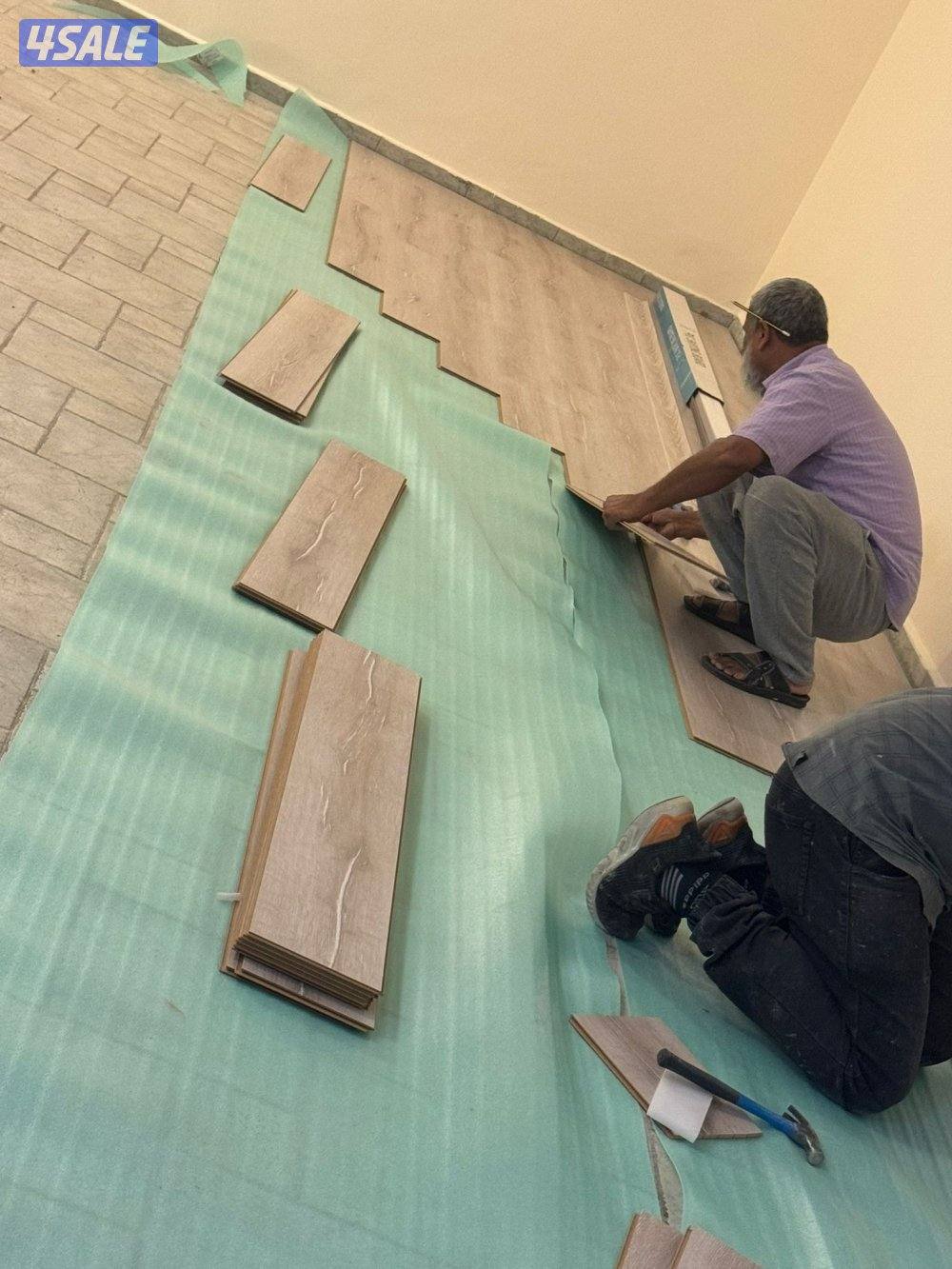 ارضيه باركيه خشب باركيه البلاستيك باركيه SPC نعلات الفيبر ورق جدران0