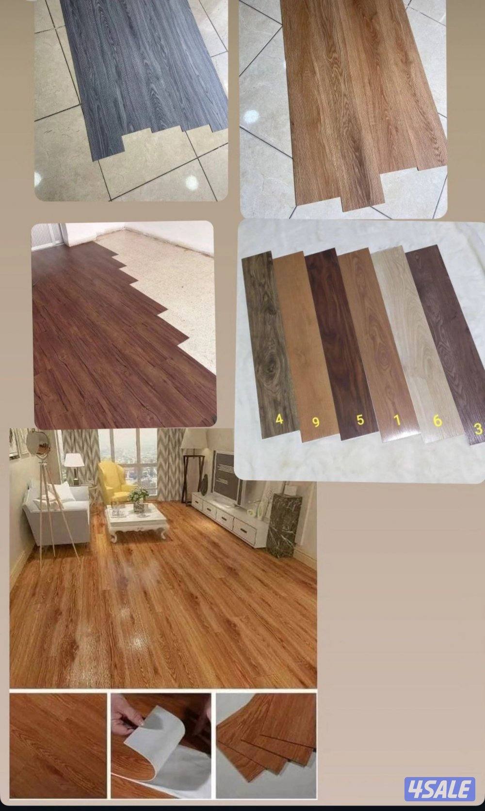 ارضيه باركيه خشب باركيه البلاستيك باركيه SPC نعلات الفيبر ورق جدران8