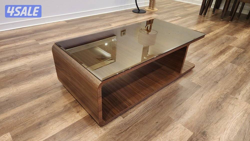 طاولة وسط + منظرة + ابجورة + لوحة فنية غزال + طاولة تقديم0