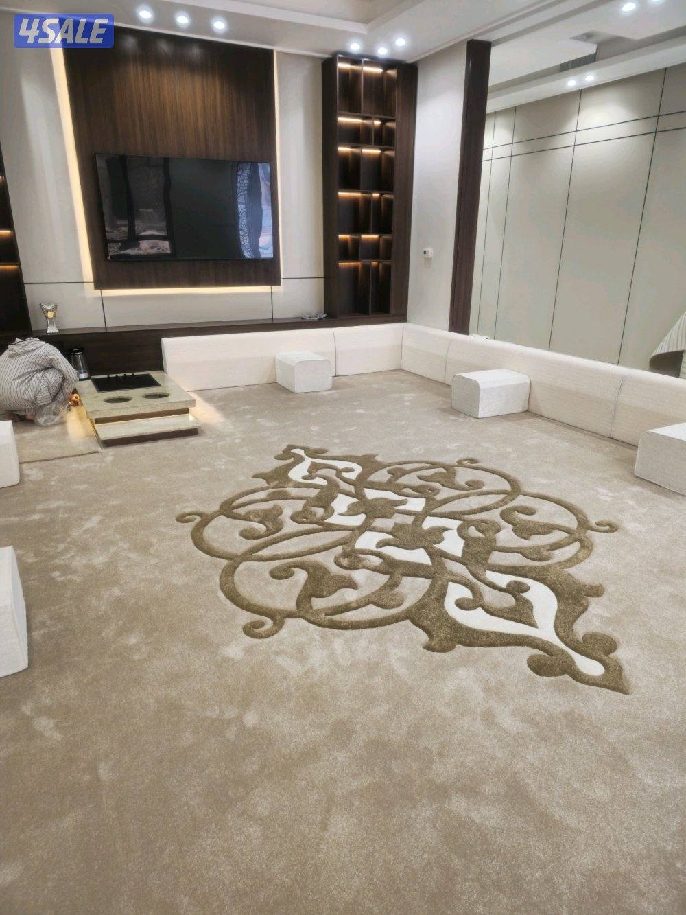 تفصيل كنبات وكراسي ملكيات وجلسات وتفصيل ستائر + يوجود سجاد قص بلمتر اف1