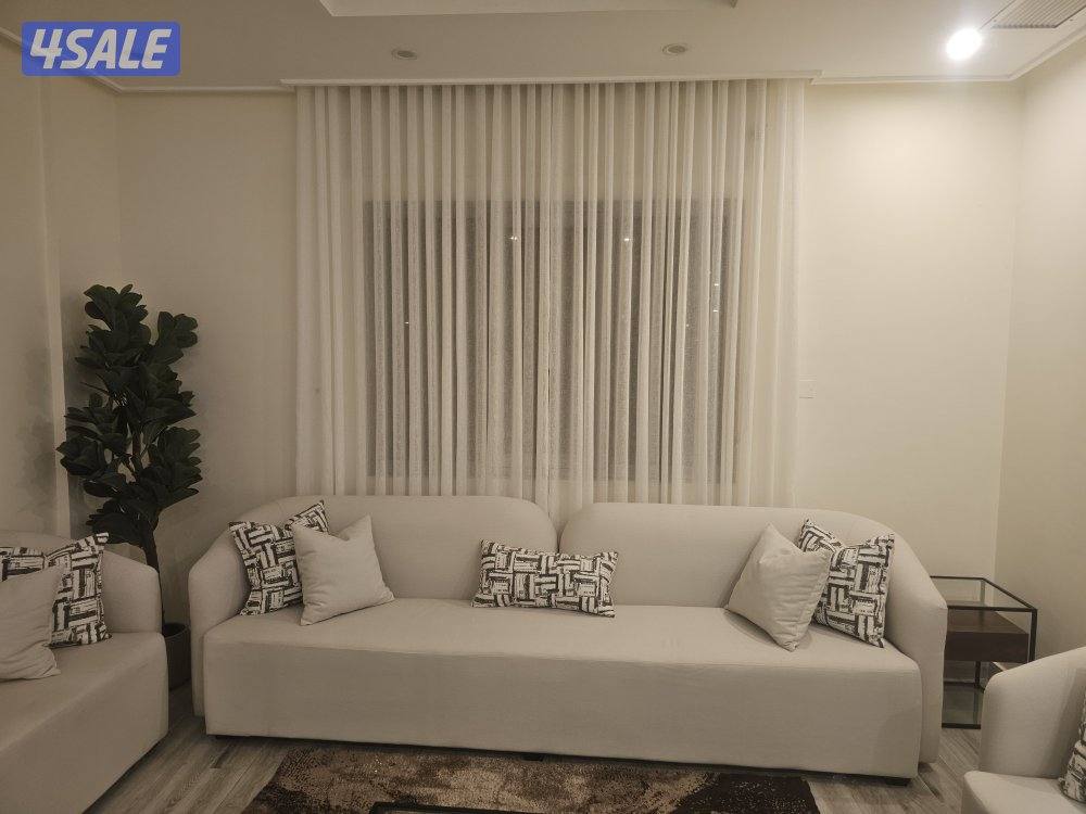 تفصيل كنبات وكراسي ملكيات وجلسات وتفصيل ستائر + يوجود سجاد قص بلمتر اف6