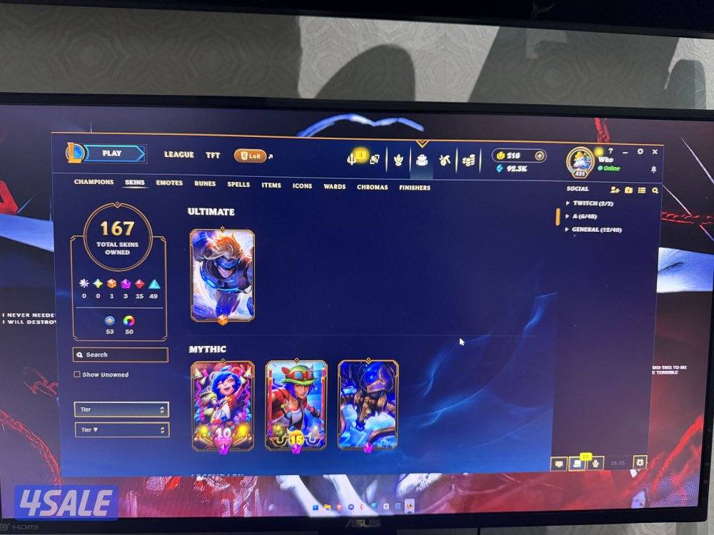 حسابين لول للبيع ماستر اقرا الوصف League of legends LOL2